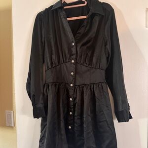 Zara button up dress